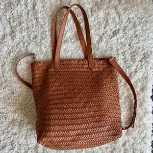 Madewell brown leather bag
